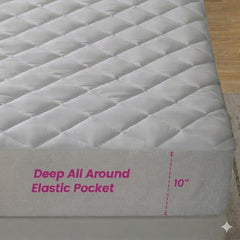 Trance Home Linen Premium 220 GSM+ 72"x36" Single Bed Size Cotton Terry Waterproof Mattress Protector | Elasticated Fitted Non-Toxic Bed Protector | Single Bed Mattresses Cover 72x36 inch, Brown