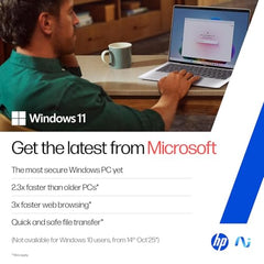 HP Smartchoice Omnibook 5 OLED (Previously Pavilion), Snapdragon X Processor 45 Tops (16GB LPDDR5x,1TB SSD) 2K,16''/40.6cm, Win11, Office24, Silver, 1.59kg, fb0001QU, Multi-Day Battery AI Laptop