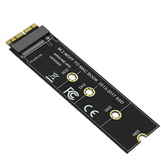 Tobo M.2 NVME SSD Convert Adapter Card Compatible with MacBook Air Pro Retina (Year 2013-2017), NVME/AHCI SSD Upgraded Kit for A1465 A1466 A1398 A1502(Not Fit Early 2013 MacBook Pro) TD-406HS