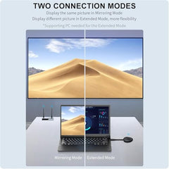 Tobo Wireless HDMI Transmitter and Receiver 100M/328FT: Portable Plug and Play 5G 1080P@60Hz HDMI Extender Kit for Streaming Video and Audio to Monitor for Laptop PC TV Box Projector TD-1451WA