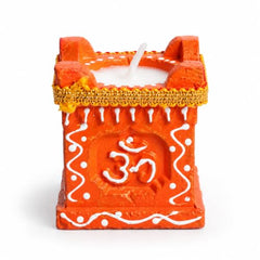 BUC Tulsi Diya for Diwali Decoration | Colourful Wax Candle | Set of 24 | Tulsi Shape Wax water bowl floaters | Festive home decor & gifting under budget | diwali decoration for home | fancy diyas