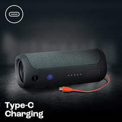 JBL Flip Essential 2, Wireless Portable Bluetooth Speaker with Deep Base, IPX7 Water & Dustproof (Without Mic, Black)