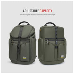 Urban Jungle by Safari, Soho 25L Laptop Backpack for Men and Women | 15.6 Inch Laptop Sleeve & Tablet | Water Resistant | Office & Travel Bag | Premium Fabric | Black