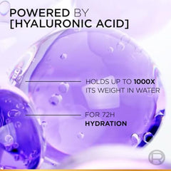 L'Oreal Paris Hyaluron Moisture Shampoo Refill - Hyaluronic Acid, 500ml | 500ml refill for dry, dehydrated hair. Provides 72 hours hydration, leaving hair soft, shiny, & bouncy. Ideal for daily wash.