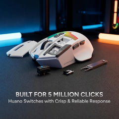 KARNAGE by EVM Inferno Wired RGB Gaming Mouse | 12800 DPI | Instant 825 Sensor | 8 Programmable Buttons | 1000Hz Polling Rate | 14 RGB Modes | 75g Ergonomic Design | Braided Cable | PC/Mac | Black