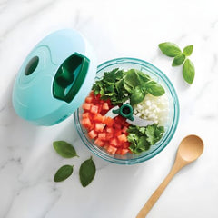 Plastic Manual Vegetable Chopper for Kitchen, Vegetable Cutter for Kitchen, Onion Cutter, Onion Chopper (Multi Colour) (1000 ml) (Gray)
