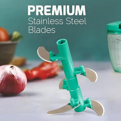 Plastic Manual Vegetable Chopper for Kitchen, Vegetable Cutter for Kitchen, Onion Cutter, Onion Chopper (Multi Colour) (1000 ml) (Gray)