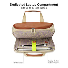 uppercase Omega 03 Pro Messenger Bag Fits Up to 15.6" Laptop 14L Black