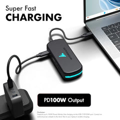 Type C 14 in 1 Wozoyo Docking Station, PD 100W, 2X4K@60Hz HDMI,4K DisplayPort, 2XType-C 10Gbps, USB 10Gbps, Gigabit Ethernet, AUX Port,Universally Compatible Thunderbolt 4,macOS,Windows,Android & iOS