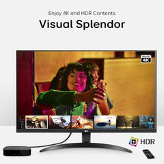 LG 32UR500K-B Ultrafine 32-inch 4K UHD (3840x2160) Computer Monitor HDR10 Built-in Speaker x2 OnScreen Control Reader Mode Flicker Safe Borderless Design HDMIx2 DisplayPort Black