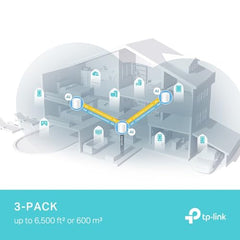 TP-Link Deco X50-PoE(1-Pack) AX3000 Whole Home Mesh WiFi 6 System with PoE Router | Seamless AI | HomeShield | 3000 Mbps Wireless Dual Band | Multi-Gig 2.5 Gbps