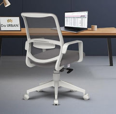Da URBAN® Dysen Office Chair, High Back Mesh Ergonomic Home Office Desk Chair with 1 Year Warranty,Tilt Lock Mechanism (Grey)