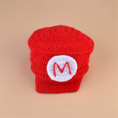 MOMISY Baby Photography Props, Includes Diaper & Cap for Kids Parties Anniversaries Photography-Set of 2 Pieces (RedBlue)