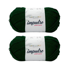 WOAFASHIONS - World of Arts Impulse Hand Knitting & Crochet Yarn, Premium Acrylic, 4 : Medium (Anchor Grey) (100gms / 3.5oz / 200mtr / 218yds)