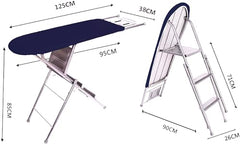 Spacecrafts 2 in 1 Foldable Ironing Board with Step Ladder, Multipurpose