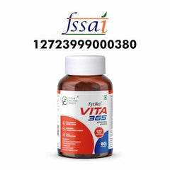 Fytika Vita 365-120 Tablets (Pack of 2) | Multivitamin For Men and Women | With Ashwagandha, Ginseng, Probiotics & Prebiotics and Biotin| Enhances Energy, Stamina, Immunity and Digestion