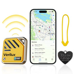 Verilux Air Item Finder Bluetooth Tracker Compatible with Find My, White