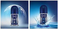 Nivea Woody Fresh Active Roll On For Men, Anti-Perspirant, 50 Ml & Men Body Wash, Deep Impact, 3 In 1 Shower Gel For Body, Face & Hair, With Microfine Clay, 250 Ml