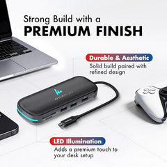 Type C 14 in 1 Wozoyo Docking Station, PD 100W, 2X4K@60Hz HDMI,4K DisplayPort, 2XType-C 10Gbps, USB 10Gbps, Gigabit Ethernet, AUX Port,Universally Compatible Thunderbolt 4,macOS,Windows,Android & iOS