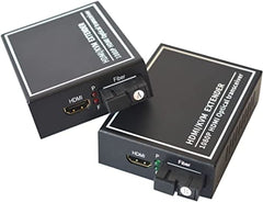 XIKKART 60M HDMI Extender Repeater Transmitter/Sender + Receiver Over Cat5 / Cat6 Upto 60 Meters (60M Extender Over Single CAT5/6 Cable) Supports 3D & Full HD1080p for TV Projector, HDTV, DVR