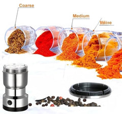 CriaXo india Nima Mixer Grinder Smash Machine Stainless Steel Multifunctional Electric Grinder & Chopper Dried Spice Hurbal Masala Coffee Beans, Nuts & Grains (Silver)