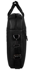 WildHorn Premium Leather Laptop Bag for Men | Handcrafted | Adjustable Shoulder Strap, Fits 15.6-Inch Laptop | Ideal for Office, Travel, Daily Use - 1 Year Warranty (WALNUT)