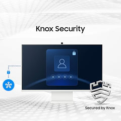 Samsung 32" (80 cm) 4K M7 Vision AI Smart Monitor|UHD 3840 x 2160|Smart TV Experience with AI|Type-C|Apple AirPlay|Gaming Bar|Remote|Speakers|Wi-Fi|Bluetooth|AI Picture & Sound|LS32FM701UWXXL|White