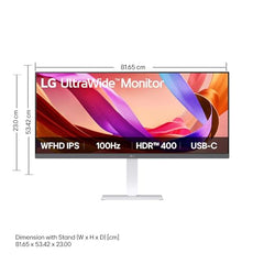 LG 34U511A 86.36cm (34 Inch) UltraWide WFHD (2560x1080) IPS Monitor, Anti-Glare, sRGB 99%(Typ.), Reader Mode, HDR10, 3-Side Virtually Borderless, HDMI, DP, HP Out, Tilt Adjustment Slim Stand (Black)