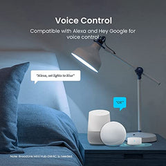 Broadlink Smart Home BLE Starter Kit - Includes 3 Bulbs, 1 Scene Switch and 1 Hub, Uses FastCon Tech, Compatible with Alexa and Google Home