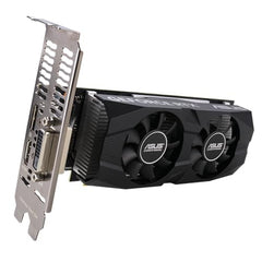 ASUS Dual NVIDIA Geforce RTX 3050 6GB OC Edition Gaming Graphics Card-pci_e_x16 4.0, 6GB GDDR6 Memory, HDMI 2.1, Displayport 1.4A, 2-Slot Design, Axial-Tech Fan Design, 0Db Technology, Steel Bracket
