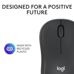 Logitech M240 Silent Bluetooth Mouse, Wireless, Compact, Portable, Smooth Tracking, 18-Month Battery, for Windows, macOS, ChromeOS, Compatible with PC, Mac, Laptop, Tablets - Off White