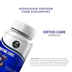YMLC Ortho Care Capsule Natural Pain Relief Capsules | Best for Muscle Pain, Back Pain, Knee Pain, Neck Pain, Shoulder Pain, Joint Pain | Good For Men & Women | No Side Effects (pack of 1) 60 Capsules
