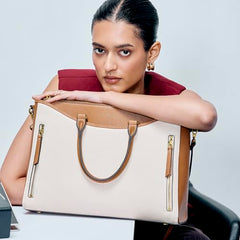 Miraggio Arden 14" Laptop Bag For Women Office Use | Messenger Handbag