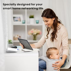 Tenda F3 300Mbps Wi-Fi Router, Easy Setup, WPS Button, Parental Control, Bandwidth Control, Wi-Fi Schedule, with 3 * 5dBi High Power External Antennas (White, N300 F3)