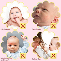 MOMISY Newborn Premium Cotton Hosiery Mittens Set/Hand Gloves/Muthi. (0-6 Months)-Multicolor (Color and Design may vary)