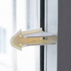 SYGA Sliding Door Lock for Child Safety for Closet Door & Window Locks (2 Units, Brown Colour)