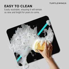 TURTLEWINGS F1 Car on Racetrack Design Mouse Pad
