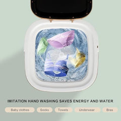 Portable Washing Machine, 16L Mini Washing Machine With Spin Basket, Small Portable Washer Machine Suitable for Underwear Small Clothes Dryer Deep Cleaning (XZ3)