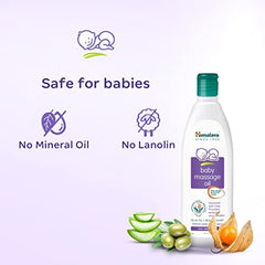 Himalaya Baby Massage Oil 200ml | All-round growth | Strong Bones & Muscles | Ashwagandha, Country Mallow & Aloe Vera | No.1 Dr. Recommended Brand| Vitamin E | 99% NOI | Mineral oil free