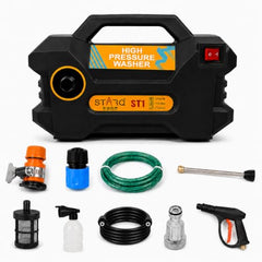 Starq ST25 High Pressure Car Washer Machine 2100 Watts and Pressure 150 Bar for Cleaning Car, Bike & Home