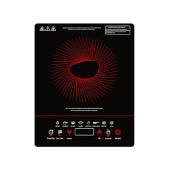Pigeon By Stovekraft ABS Plastic Acer Plus Induction Cooktop 1800 Watts With Feather Touch Control - Black