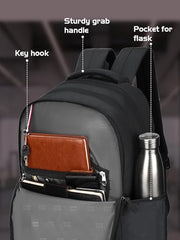 Tommy Hilfiger 27.072 Ltrs Black Laptop Backpack (TH/FERNLAYLAP01)