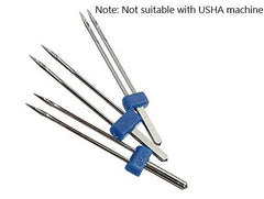 SYGA Set of 3 Twin Needles Pins Double Twin Needles Pins Sewing Machine Accessories