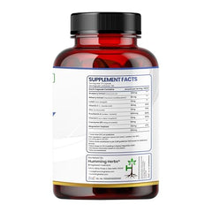 Humming Herbs Blueberry Extract 580mg with Lutein, Bilberry, CoQ10, Vitamin A, C, E, Zinc & Magnesium | 9-in-1 Daily Nutrition Blend | 120 Veg Capsules | Non-GMO & Gluten-Free