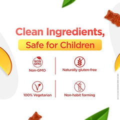 Dr. Reddy's CeleHealth Kidz Immuno Plus Multivitamin Gummies with Wellmune, Vitamin C & Zinc for Kids (4 - 12 Years) | Supports Immunity and Digestion | Pulpy Mango Flavour | 30 Gummies - Pack of 1 | 100% Vegetarian