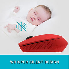 Rapoo M100 Multi Device Bluetooth 4.0, 5.0 & Wireless 2.4GHz Mouse, Blue