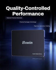 Biwin M100 1TB SATA 3.0 2.5" SSD, 550MB/s Read, Reliable Internal Solid State Drive for Laptop, Desktop & All-in-One PC