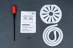 DMR Shoes Washing Machine DMR-SHB-46 (W2Yr) - 4.6 kg washing and 2 kg spin drying Top Load Semi Automatic Portable Mini Size-White - With 2 years Free Spare Supply Warranty