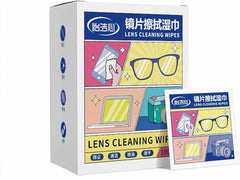 MODUX 100 Pcs Lens Cleaning Wipes | Disposable Glasses Cleaner Tissue for Eyeglasses, Sunglasses, Camera Lens, Mobile Phone Screen, Laptop & Computer Monitor | Streak-Free Cleaning Tissue