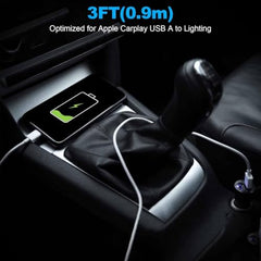 Salvodor 27W USB C to Lightning Cable 1M, White